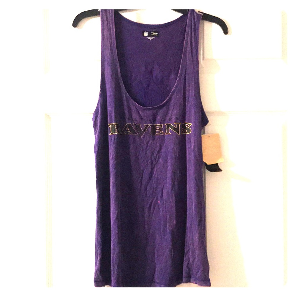 Baltimore Ravens Acid Wash Super Soft Tank Top